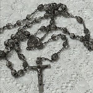 Vintage Sterling Silver Rosary